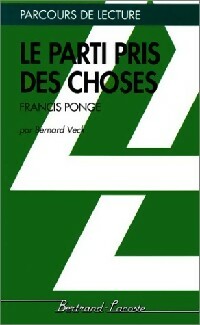  Achetez le livre d'occasion Le parti pris des choses de Francis Ponge sur Livrenpoche.com 
