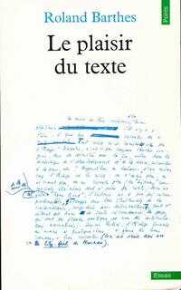  Achetez le livre d'occasion Le plaisir du texte de Roland Barthes sur Livrenpoche.com 