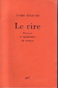  Achetez le livre d'occasion Le rire de Henri Bergson sur Livrenpoche.com 