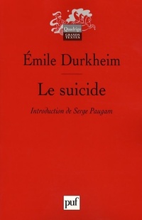  Achetez le livre d'occasion Le suicide de Emile Durkheim sur Livrenpoche.com 