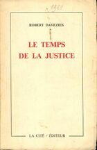  Achetez le livre d'occasion Le temps de la justice sur Livrenpoche.com 