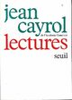  Achetez le livre d'occasion Lectures de Jean Cayrol sur Livrenpoche.com 