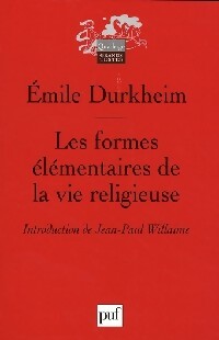  Achetez le livre d'occasion Les formes élémentaires de la vie religieuse de Emile Durkheim sur Livrenpoche.com 