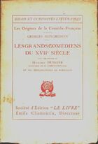  Achetez le livre d'occasion Les grands comédiens du XVIIe siècle sur Livrenpoche.com 