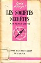  Achetez le livre d'occasion Les sociétés secrètes de Serge Hutin sur Livrenpoche.com 