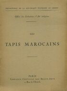  Achetez le livre d'occasion Les tapis marocains sur Livrenpoche.com 