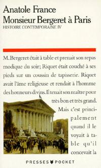  Achetez le livre d'occasion M. Bergeret à Paris de Anatole France sur Livrenpoche.com 