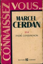  Achetez le livre d'occasion Marcel Cerdan sur Livrenpoche.com 