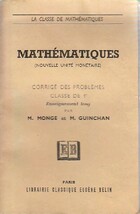  Achetez le livre d'occasion Mathématiques 4e, corrigé des problèmes sur Livrenpoche.com 