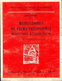  Achetez le livre d'occasion Meditationes de prima philosophia de René Descartes sur Livrenpoche.com 