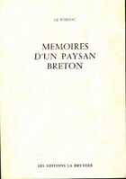  Achetez le livre d'occasion Mémoires d'un paysan breton sur Livrenpoche.com 