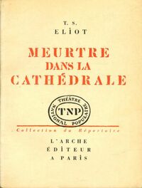  Achetez le livre d'occasion Meurtre dans la cathédrale de Thomas Stearns Eliot sur Livrenpoche.com 