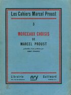  Achetez le livre d'occasion Morceaux choisis de Marcel Proust sur Livrenpoche.com 
