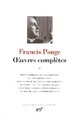  Achetez le livre d'occasion Oeuvres complètes Tome I de Francis Ponge sur Livrenpoche.com 