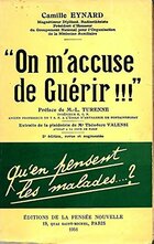  Achetez le livre d'occasion On m'accuse de guérir !!! sur Livrenpoche.com 