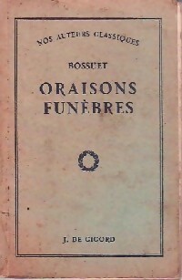  Achetez le livre d'occasion Oraisons funèbres Tome II de Jacques-Bénigne Bossuet sur Livrenpoche.com 