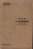  Achetez le livre d'occasion Où en est l'astronomie sur Livrenpoche.com 