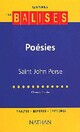  Achetez le livre d'occasion Poésies : Eloges, Lagloire des rois, Anabase de Saint-John Perse sur Livrenpoche.com 