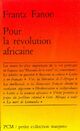  Achetez le livre d'occasion Pour la révolution africaine de Frantz Fanon sur Livrenpoche.com 