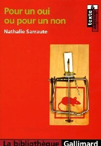  Achetez le livre d'occasion Pour un oui ou pour un non de Nathalie Sarraute sur Livrenpoche.com 