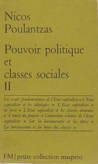  Achetez le livre d'occasion Pouvoir politique et classes sociales Tome II de Nicos Poulantzas sur Livrenpoche.com 
