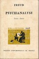 Achetez le livre d'occasion Psychanalyse de Sigmund Freud sur Livrenpoche.com 