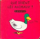  Achetez le livre d'occasion Que disent les animaux ? sur Livrenpoche.com 