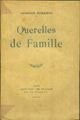  Achetez le livre d'occasion Querelles de famille de Georges Duhamel sur Livrenpoche.com 