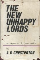  Achetez le livre d'occasion The new unhappy lords sur Livrenpoche.com 