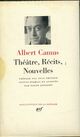  Achetez le livre d'occasion Théâtre, récits et nouvelles de Albert Camus sur Livrenpoche.com 