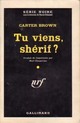  Achetez le livre d'occasion Tu viens, shérif ? de Carter Brown sur Livrenpoche.com 