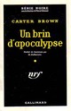  Achetez le livre d'occasion Un brin d'apocalypse de Carter Brown sur Livrenpoche.com 