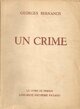  Achetez le livre d'occasion Un crime de Georges Bernanos sur Livrenpoche.com 