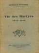  Achetez le livre d'occasion Vie des martyrs (1914-1916) de Georges Duhamel sur Livrenpoche.com 