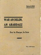  Achetez le livre d'occasion War an delen, an abardaez / Sur la harpe le soir sur Livrenpoche.com 