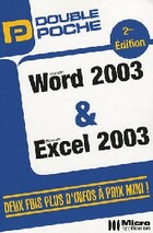  Achetez le livre d'occasion Word 2003 & Excel 2003 sur Livrenpoche.com 