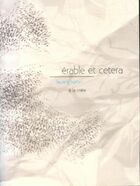  Achetez le livre d'occasion Érable et cetera sur Livrenpoche.com 